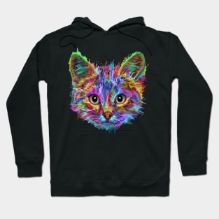 Splash Art Cat T Shirt | Gifts for Cat lovers Hoodie